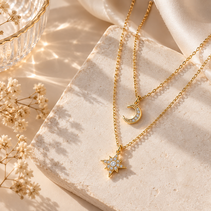 The Luna & Stella Pendant Duo