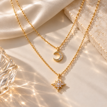 The Luna & Stella Pendant Duo