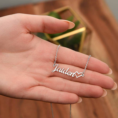 The Heartscript Necklace
