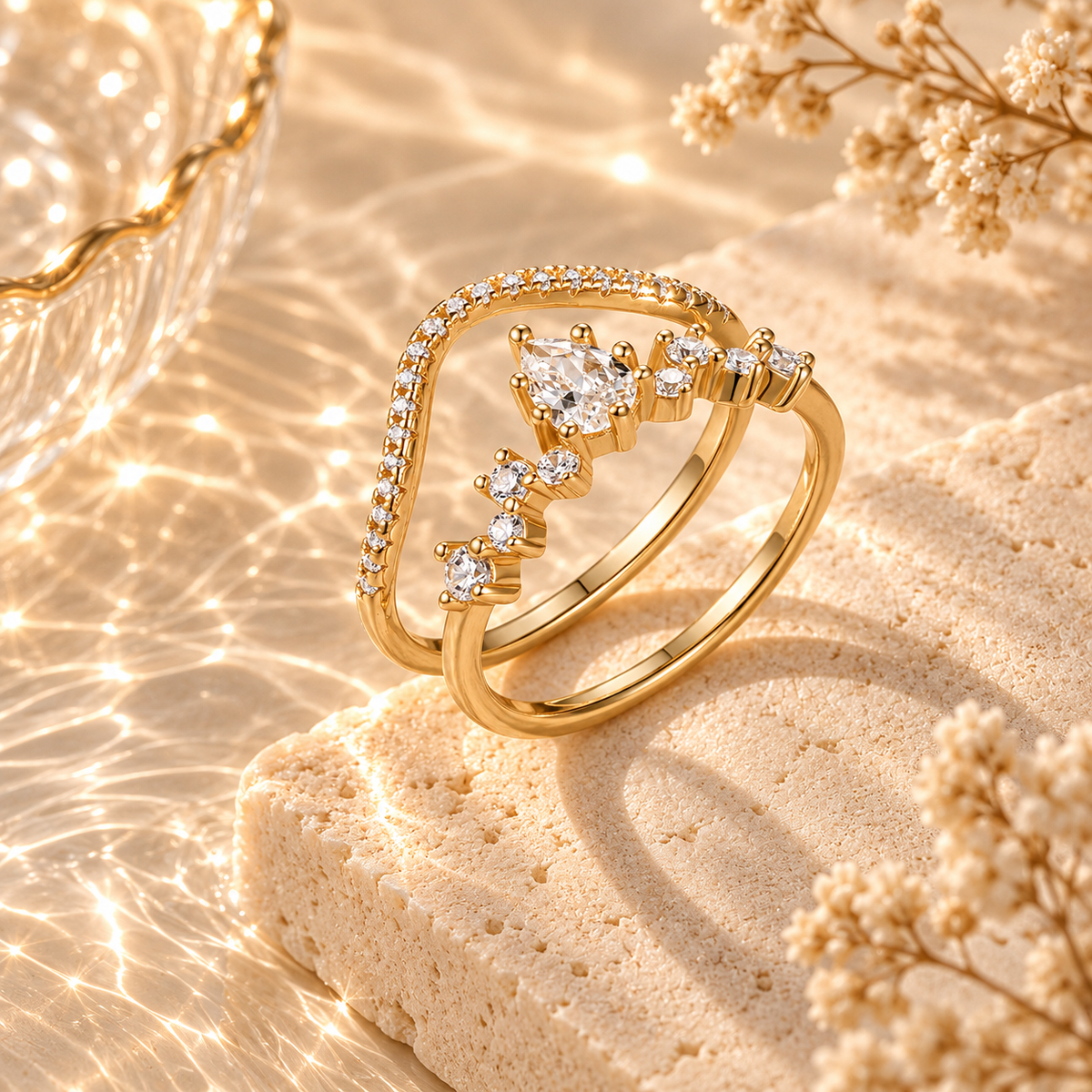 The Embrace Ring Set